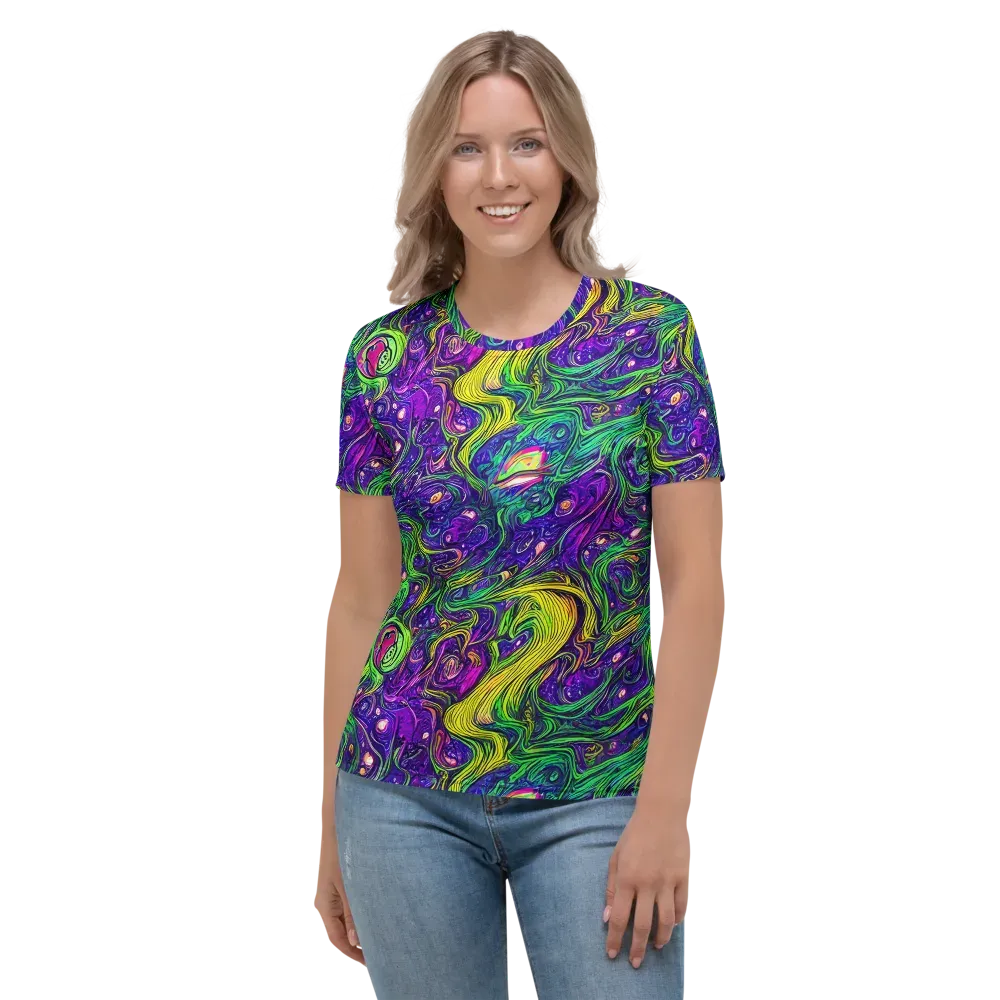 Psychic River on Women's Crew Neck T-Shirt — Front