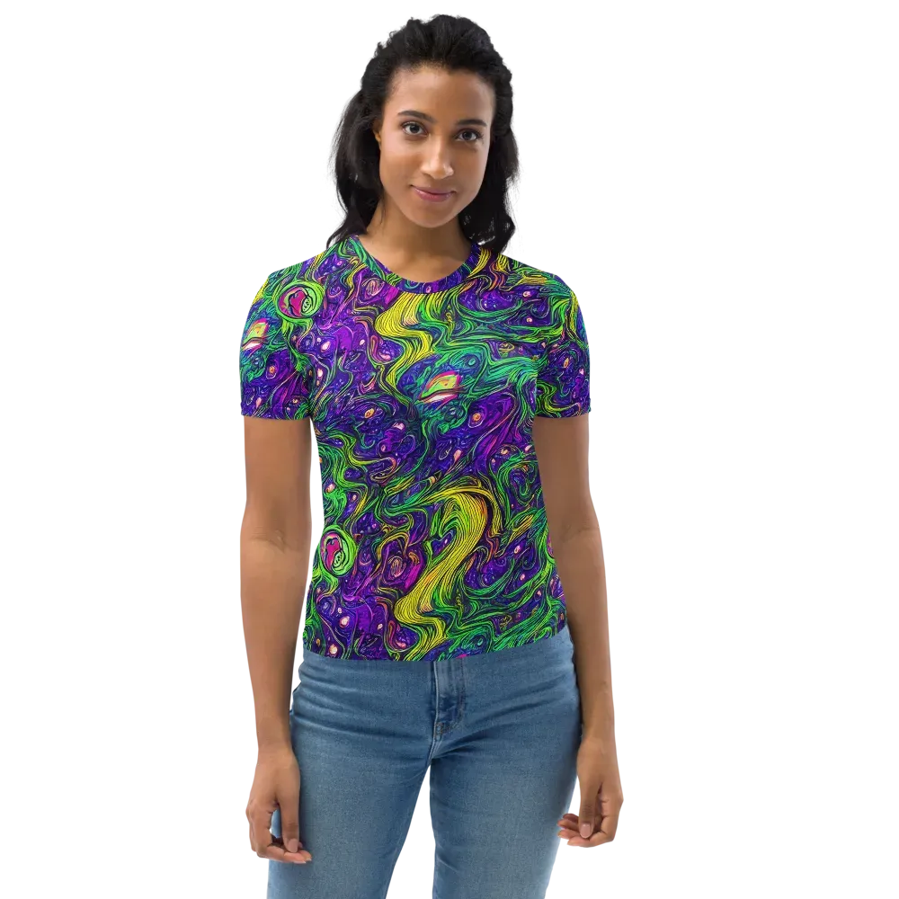 Psychic River on Women's Crew Neck T-Shirt — Front