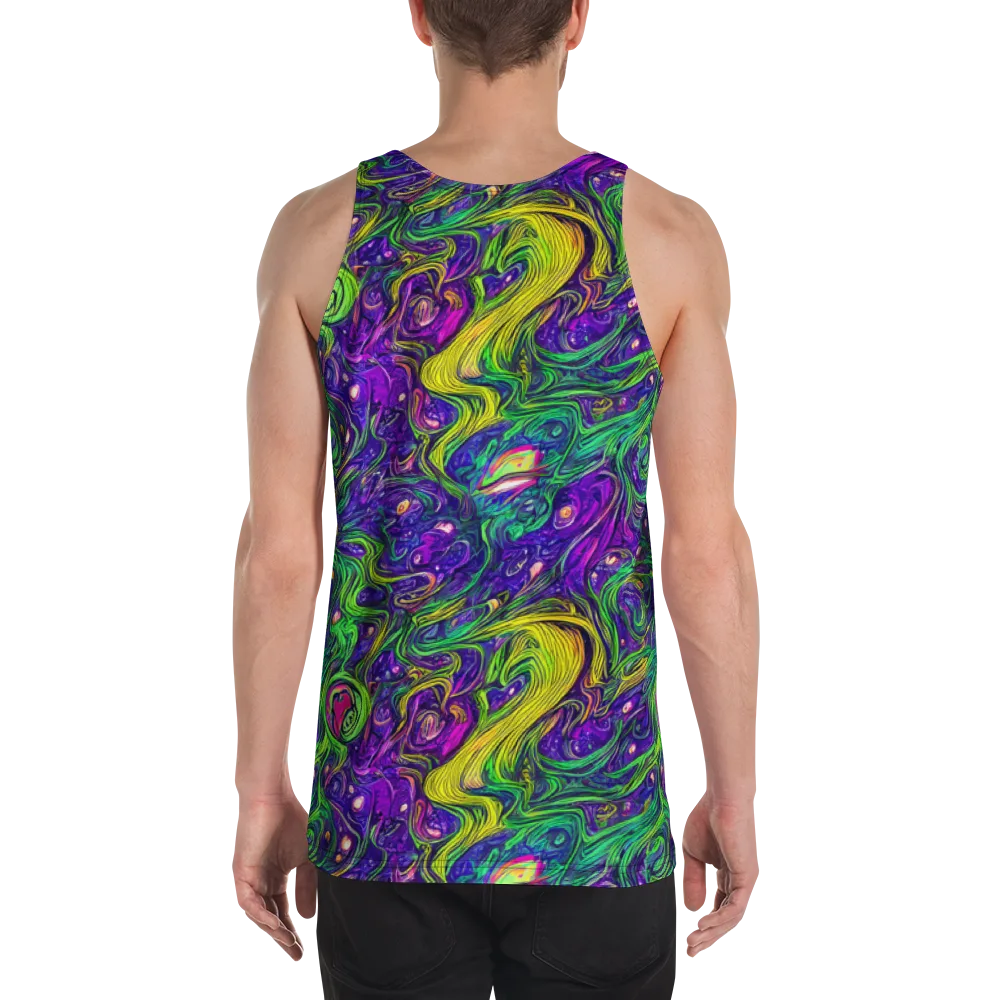 Psychic River on Men's Tank Top — Back