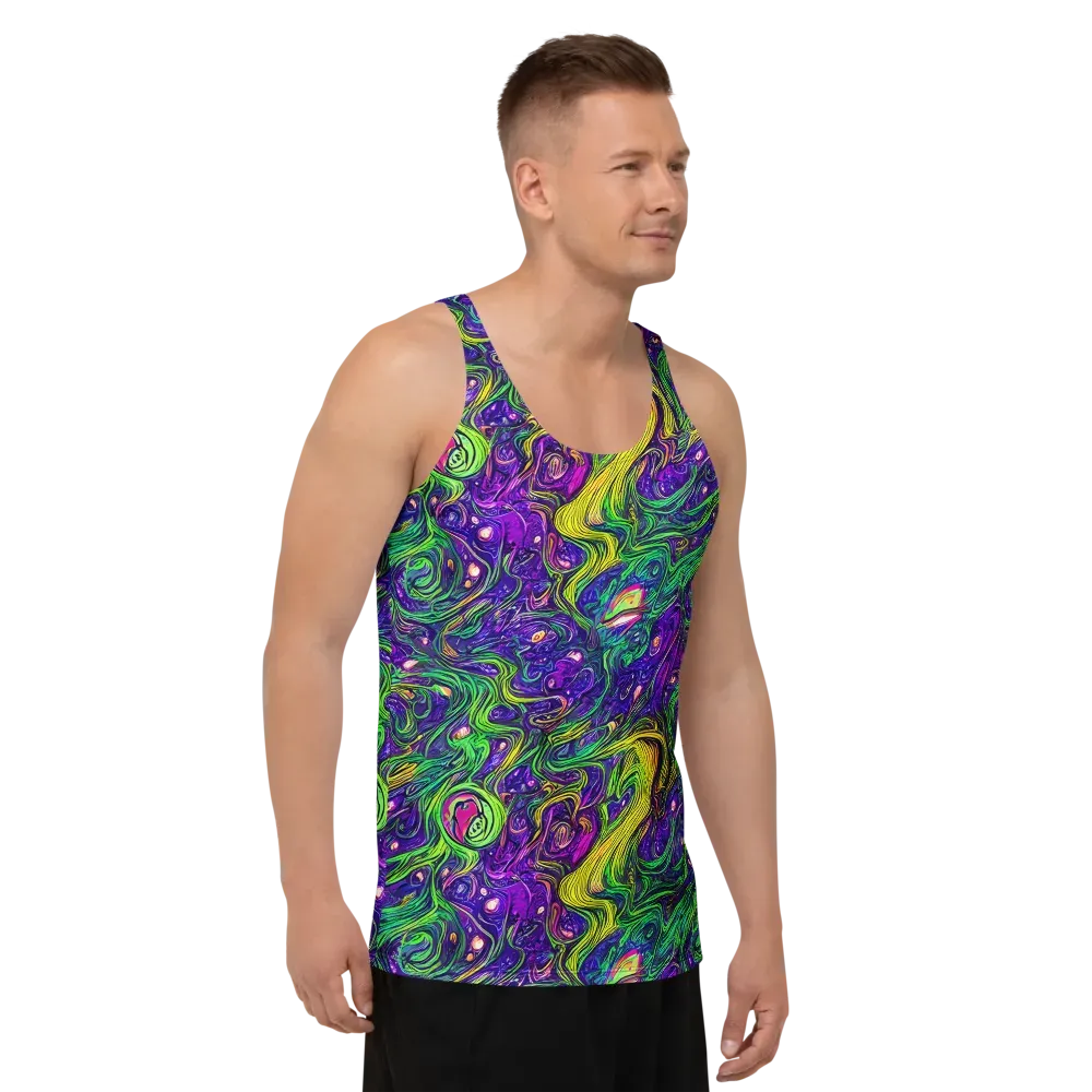 Psychic River on Men's Tank Top — Right Front