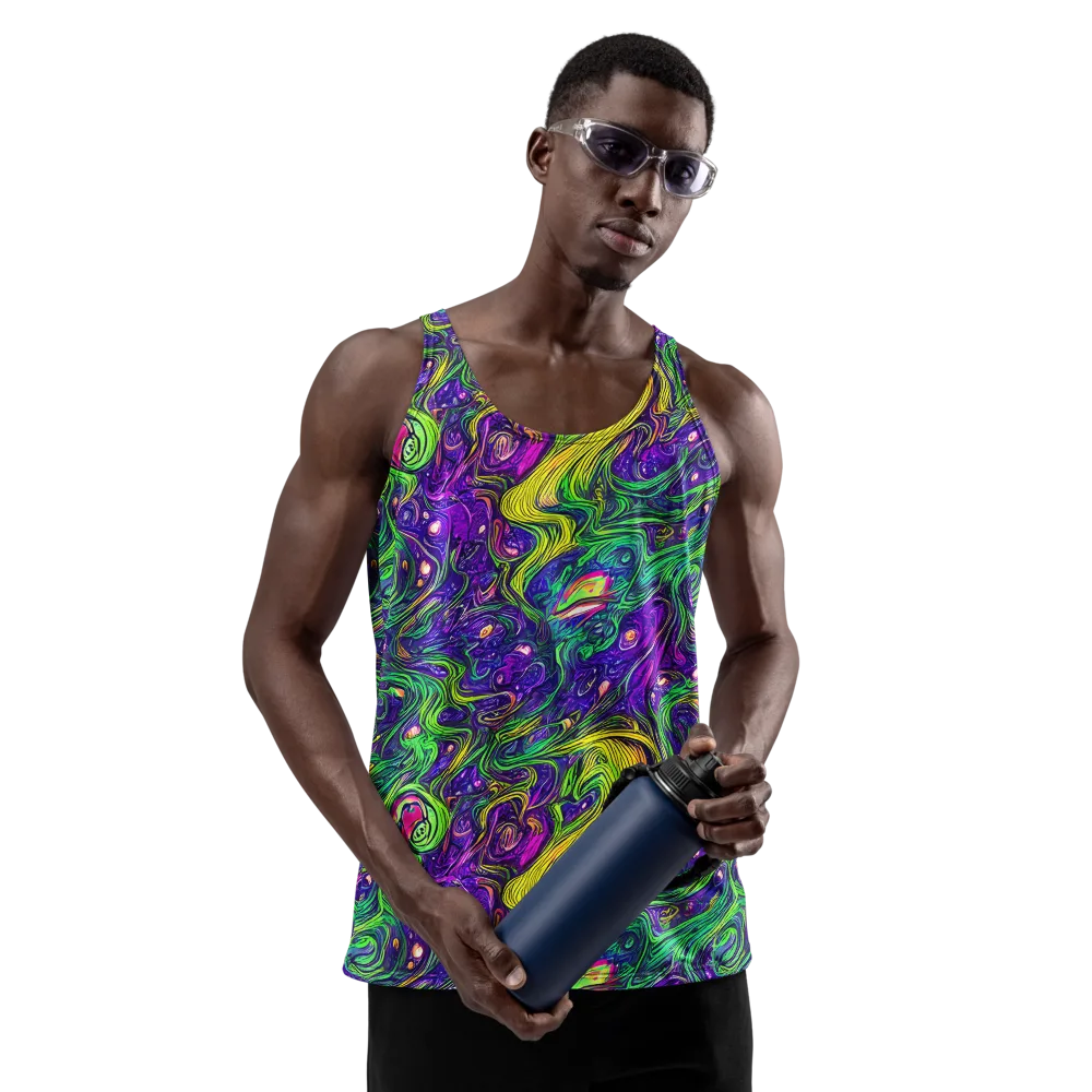 Psychic River on Men's Tank Top — Front