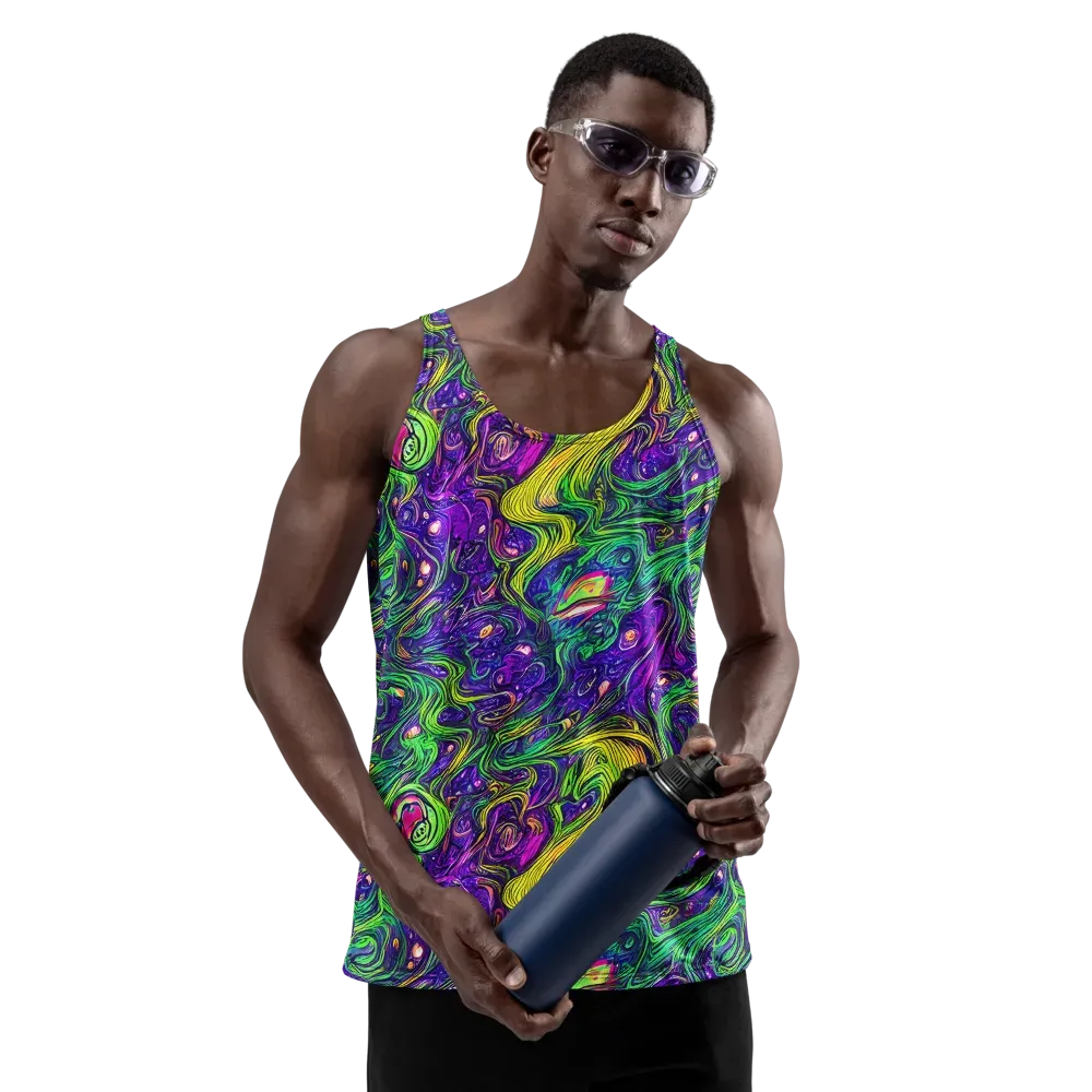 Psychic River on Men's Tank Top — Front