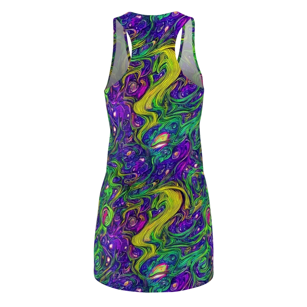 Psychic River on Racerback Dress — Back