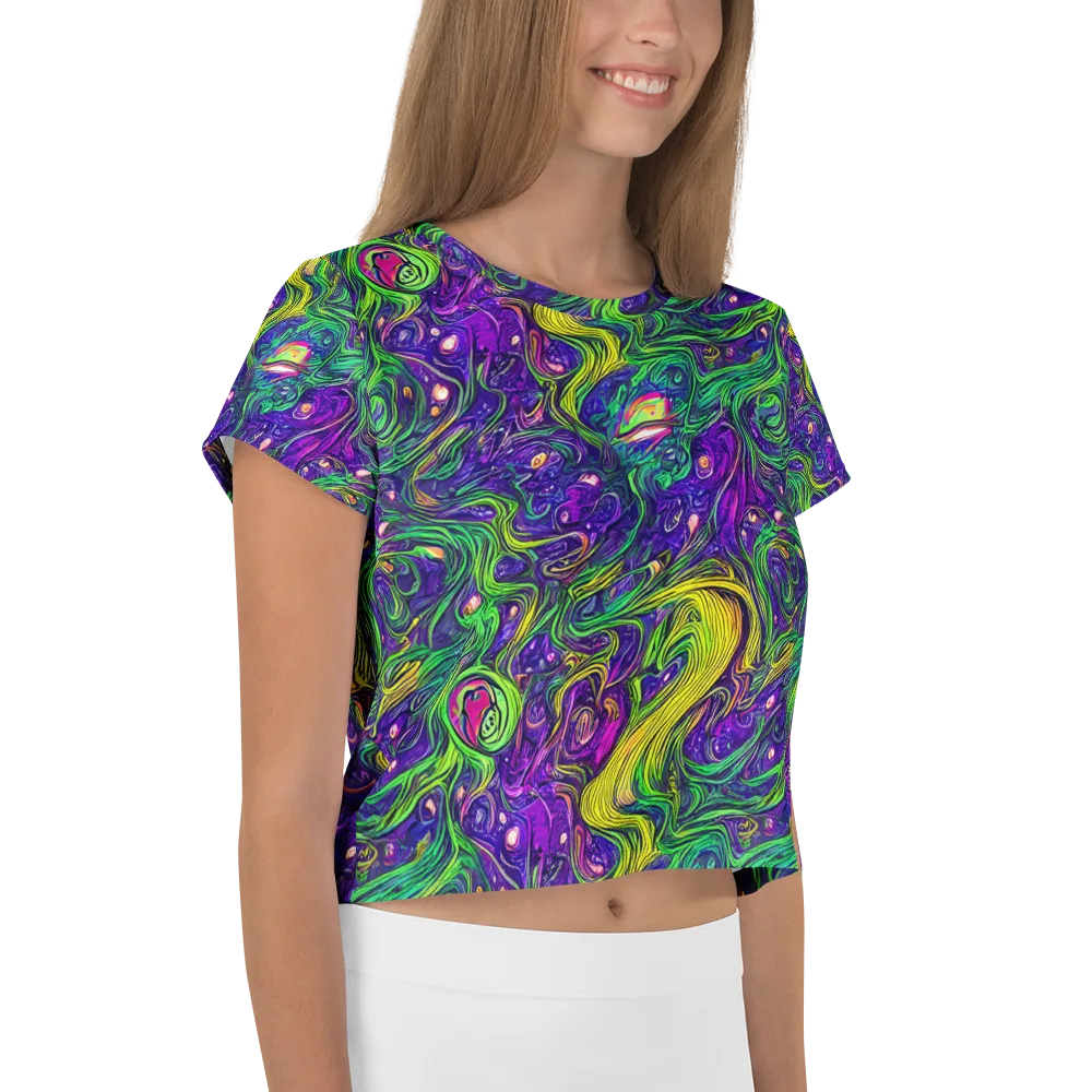 Psychic River on Crop Tee — Right