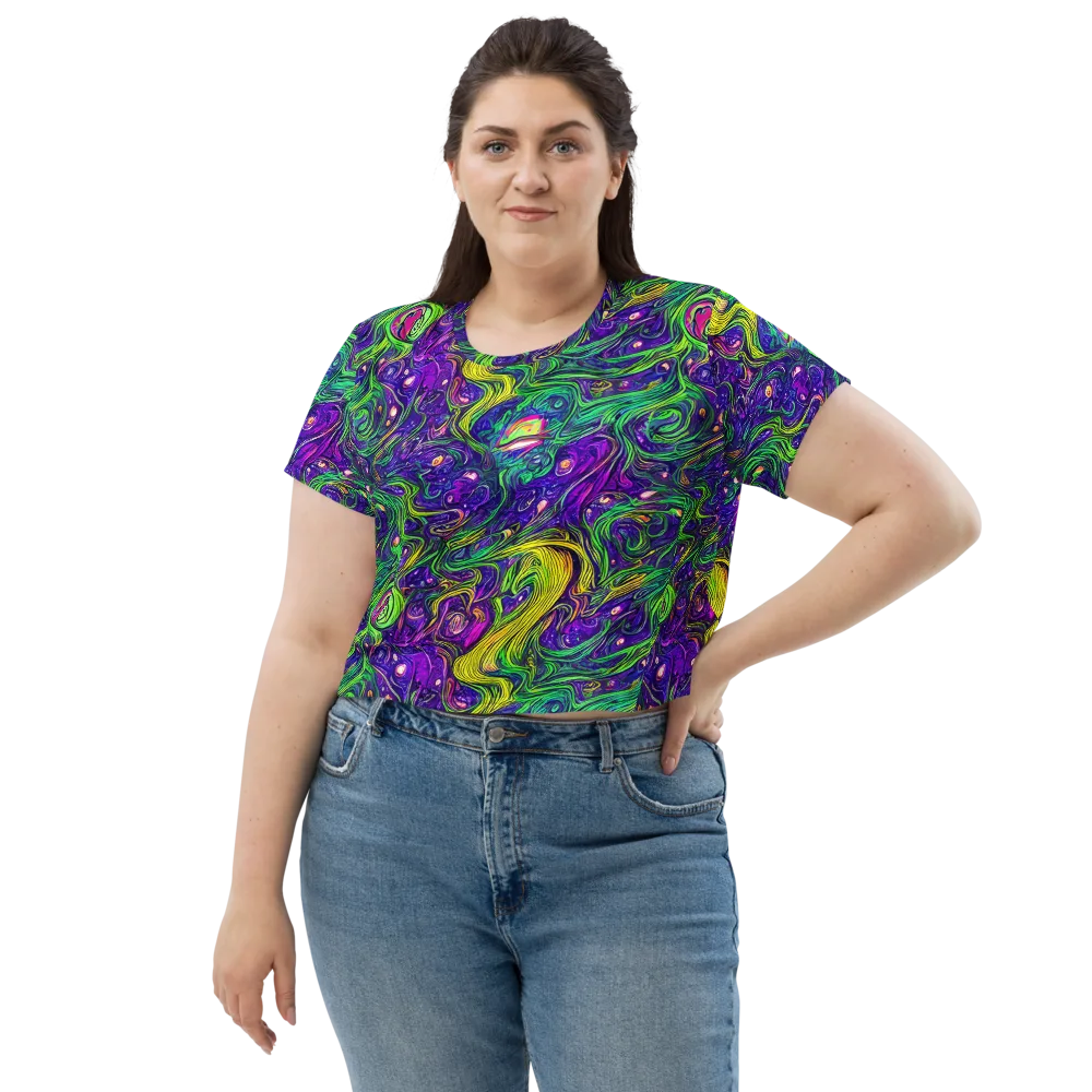 Psychic River on Crop Tee — Front