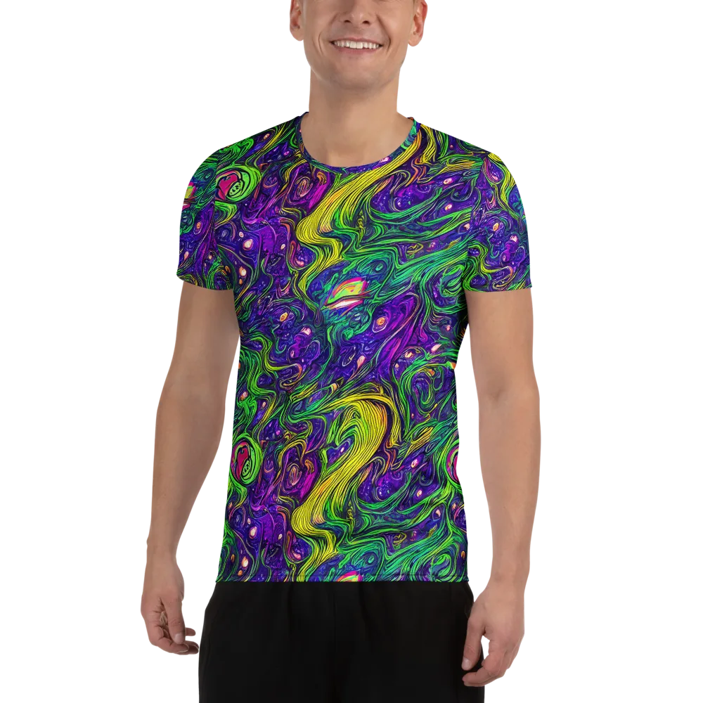 Psychic River on Men's Athletic T-Shirt — Front