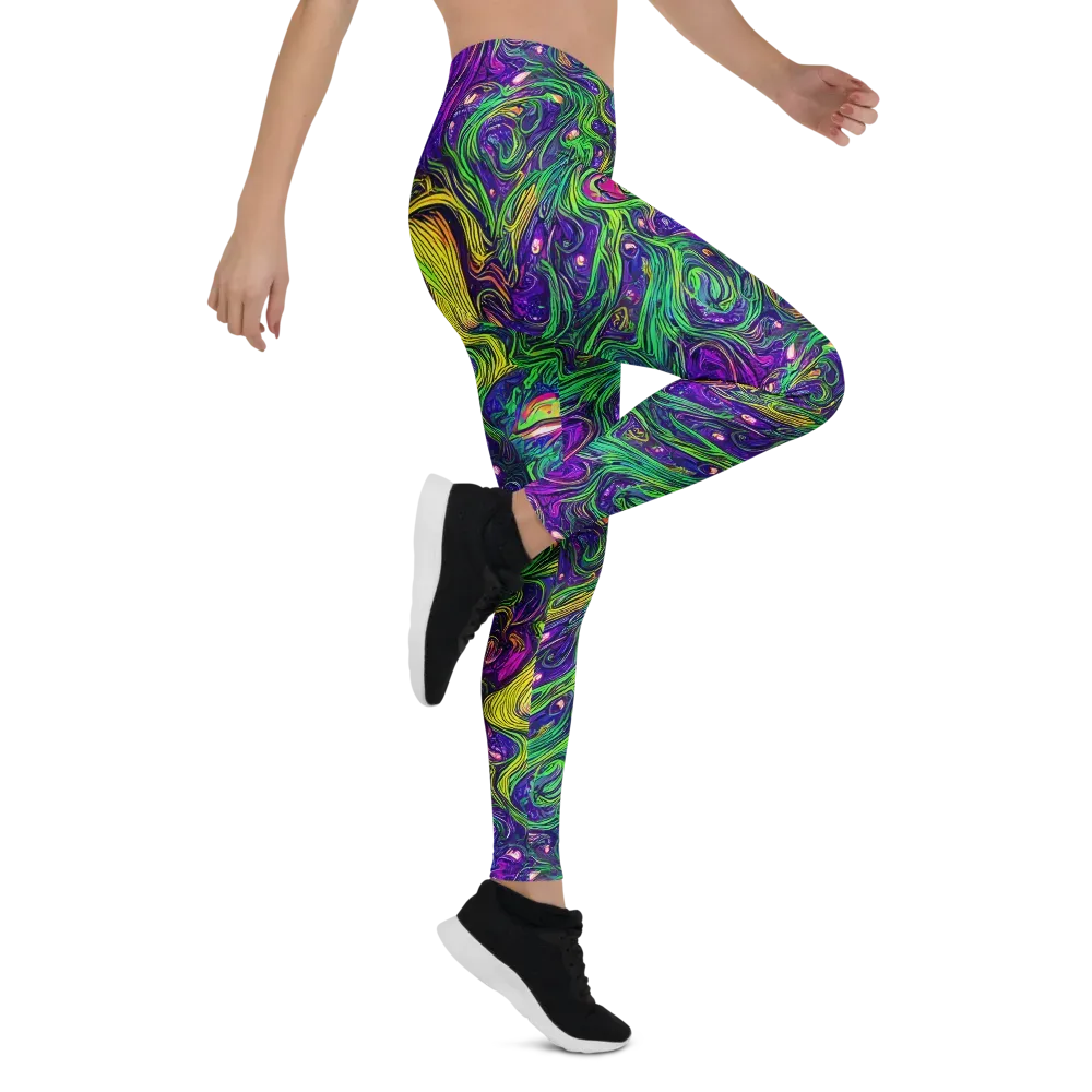 Psychic River on Leggings — Right