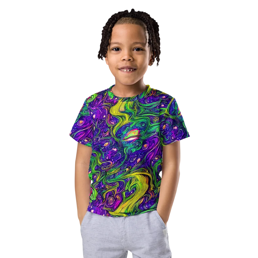 Psychic River on Kids Crew Neck T-Shirt — Front