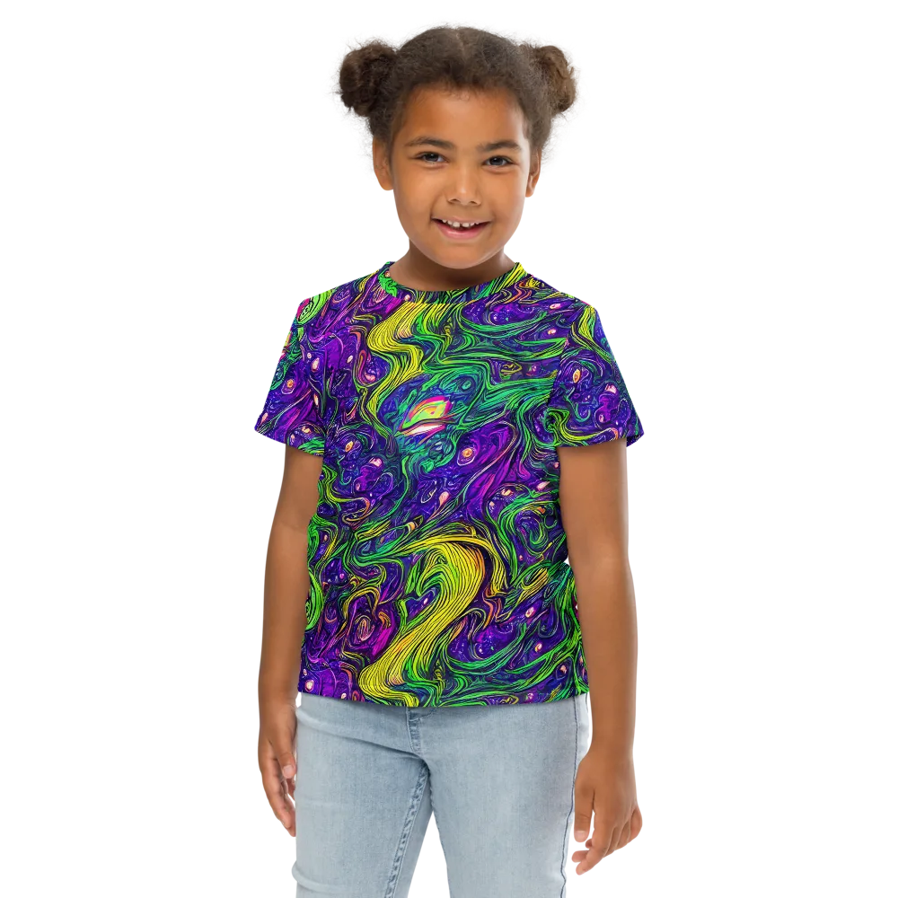 Psychic River on Kids Crew Neck T-Shirt — Front