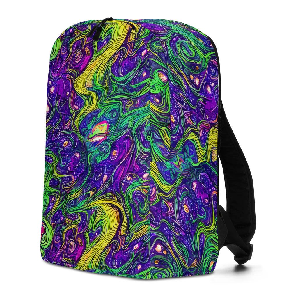 Psychic River on Minimalist Backpack — Left