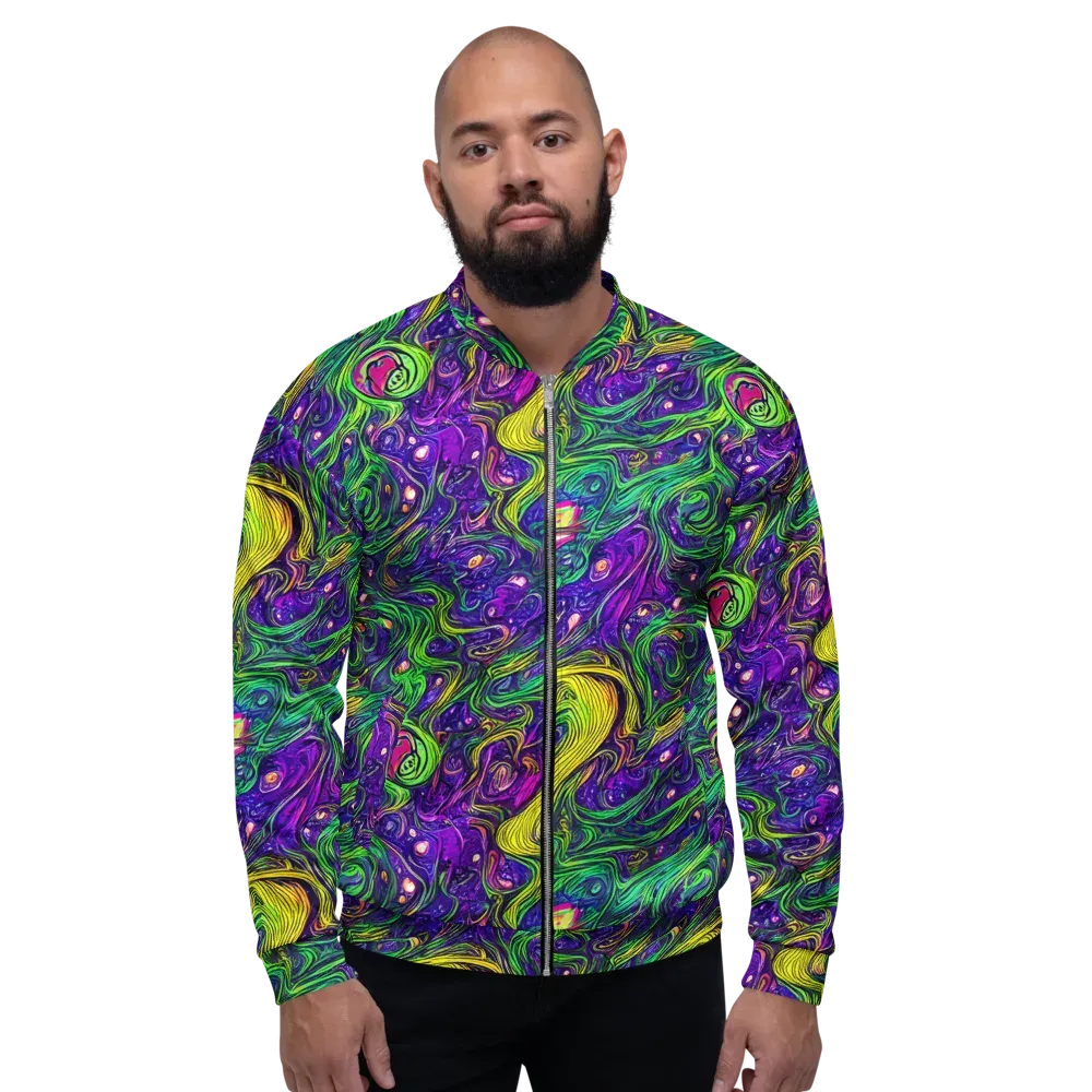Psychic River on Bomber Jacket — Front