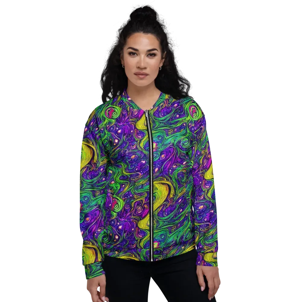 Psychic River on Bomber Jacket — Front