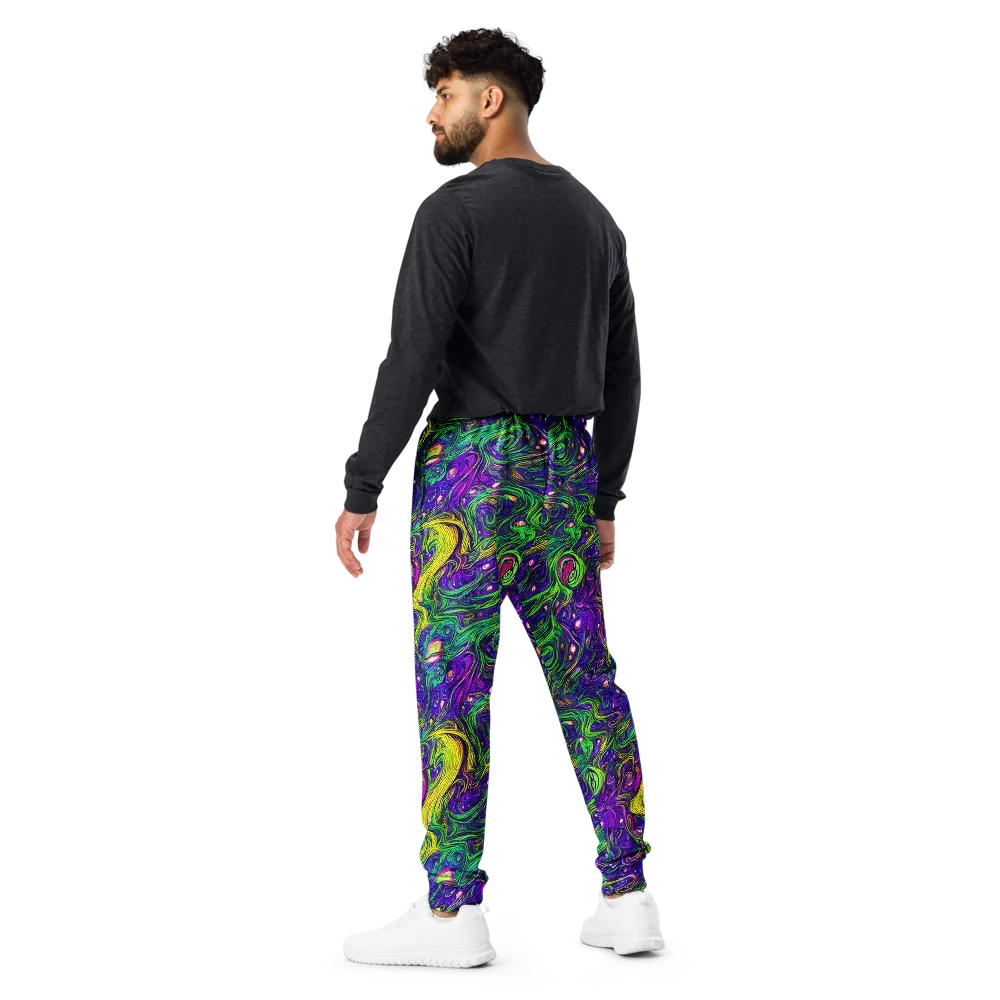 Psychic River on Men's Joggers — Back