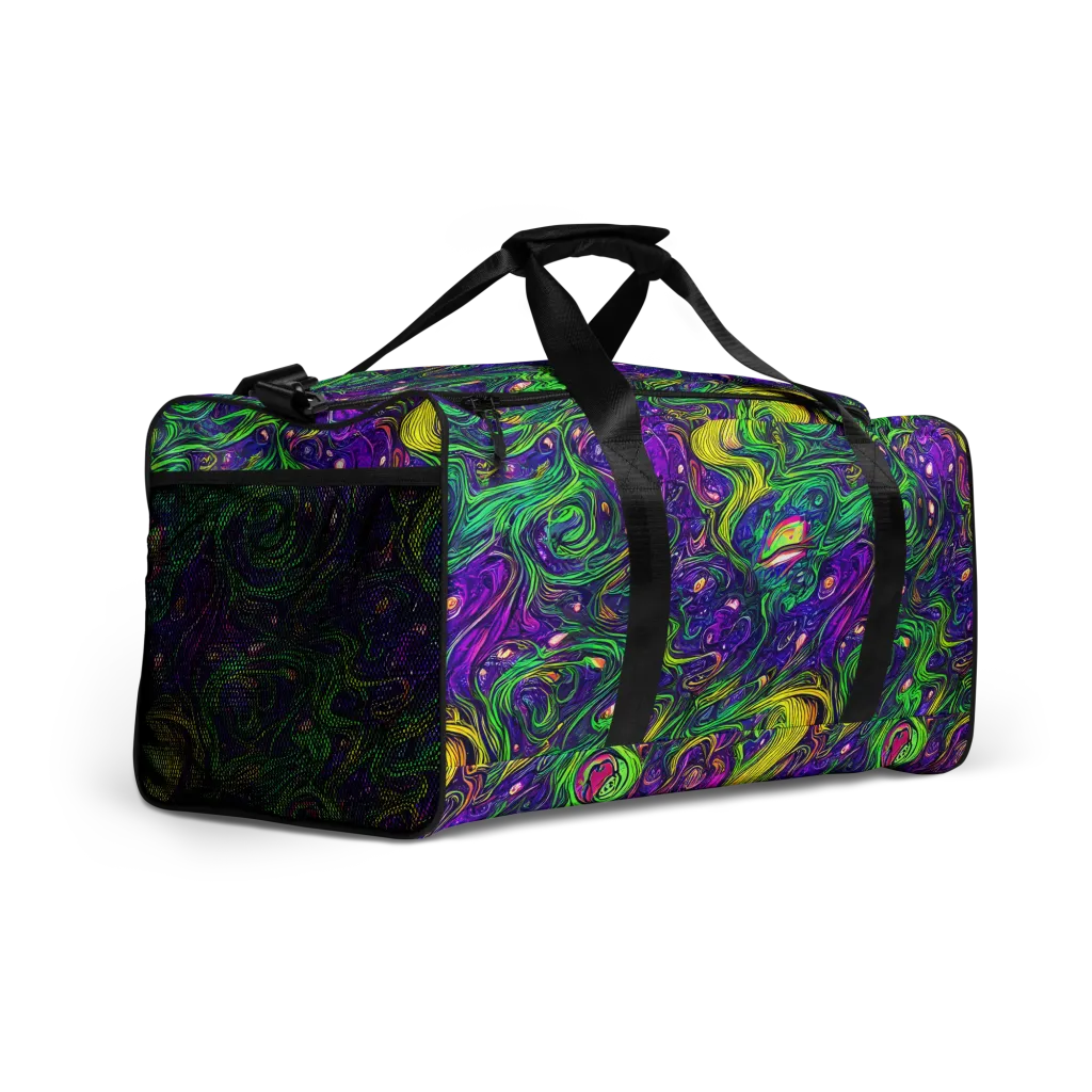 Psychic River on Duffle Bag — Right Front