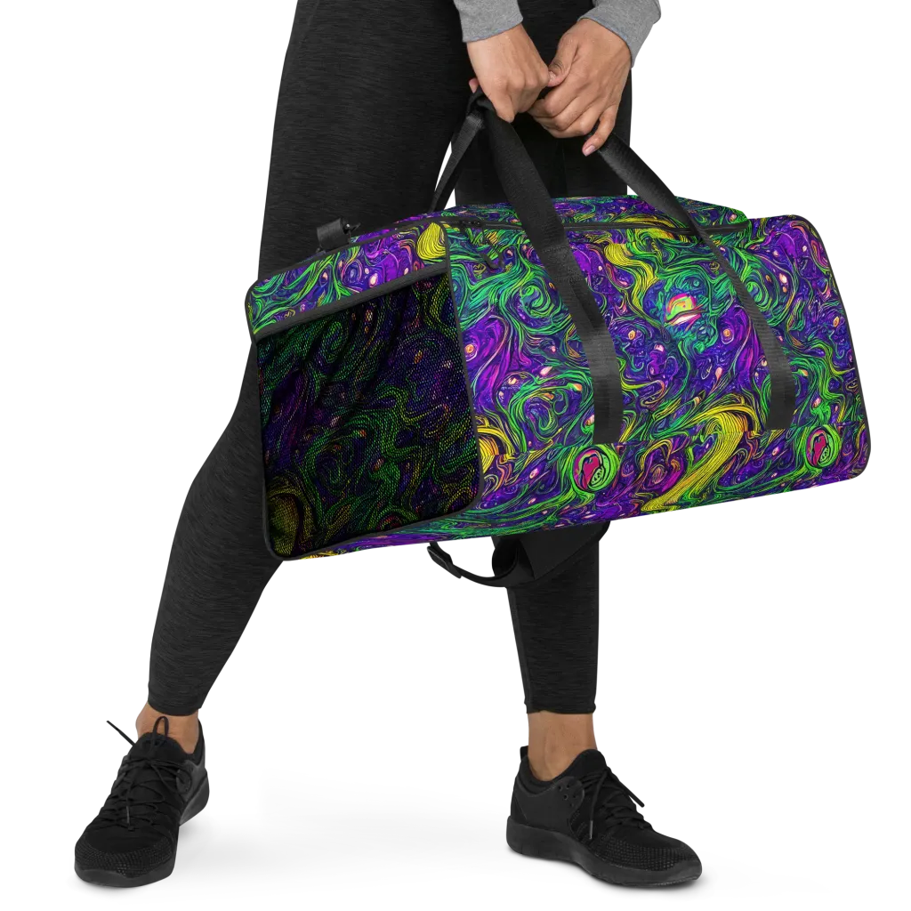 Psychic River on Duffle Bag — Right Front