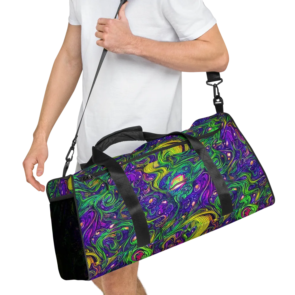 Psychic River on Duffle Bag — Right Front