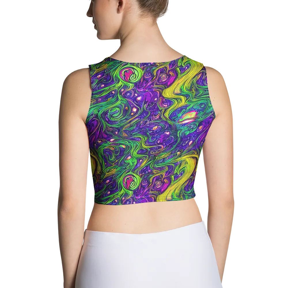 Psychic River on Crop Top — Back