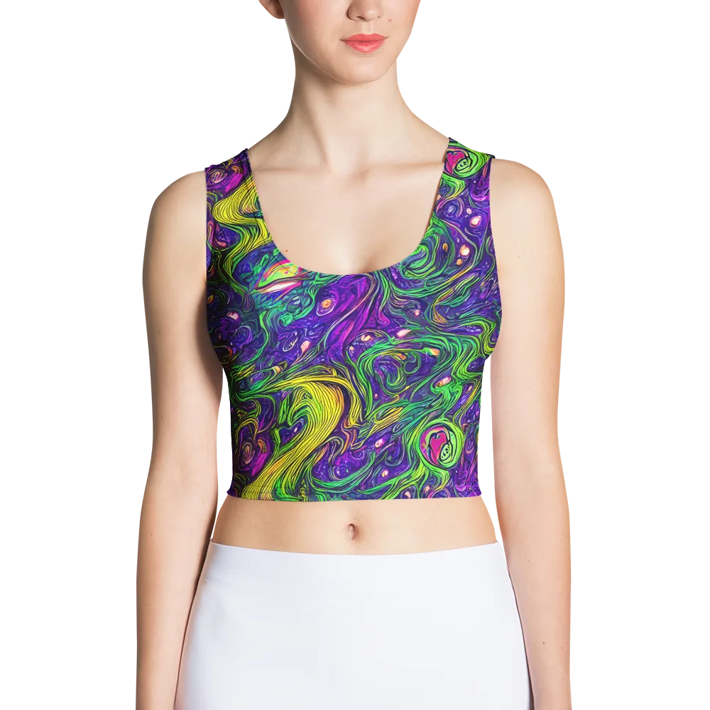 Psychic River on Crop Top — Front