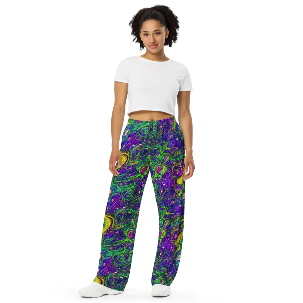 Psychic River on Wide-Leg Pants — Front