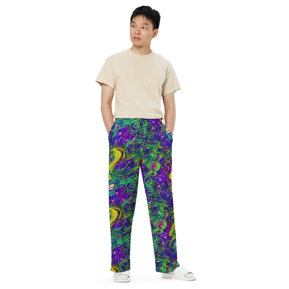 Psychic River on Wide-Leg Pants — Front