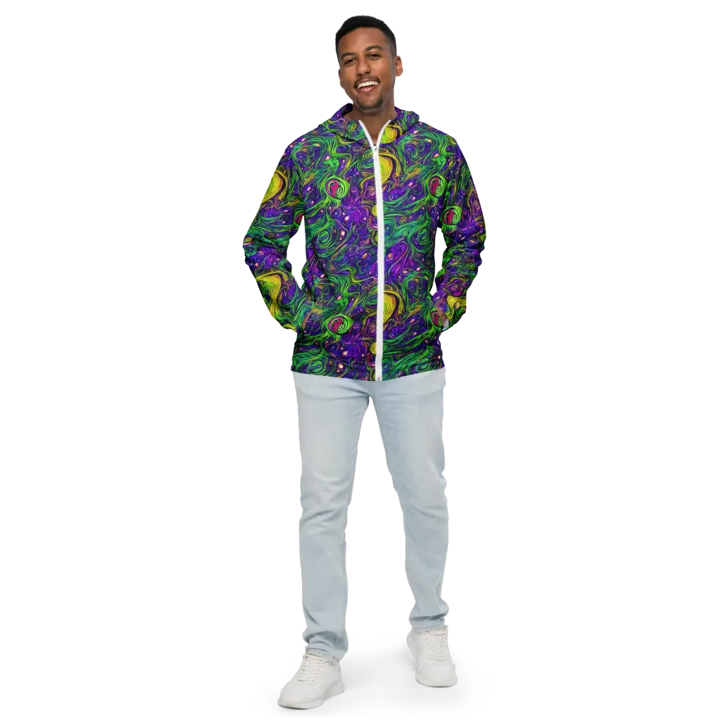 Psychic River on Men's Windbreaker — Front