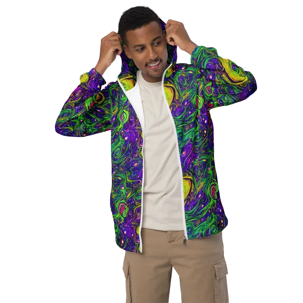 Psychic River on Men's Windbreaker — Front