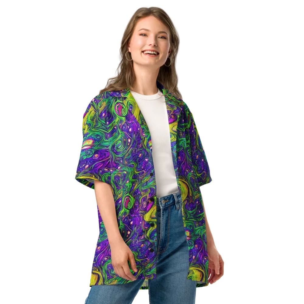 Psychic River on Button Shirt — Front