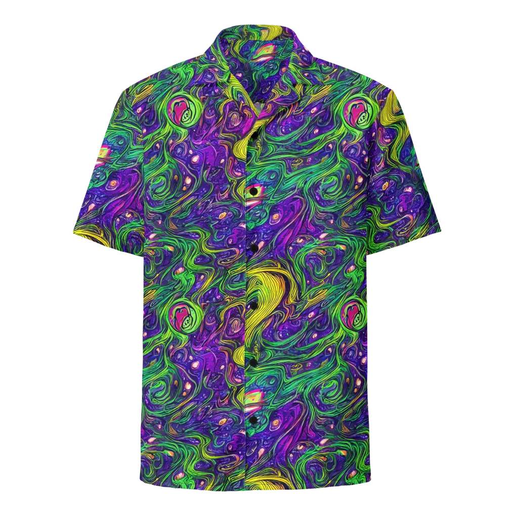 Psychic River on Button Shirt — Front
