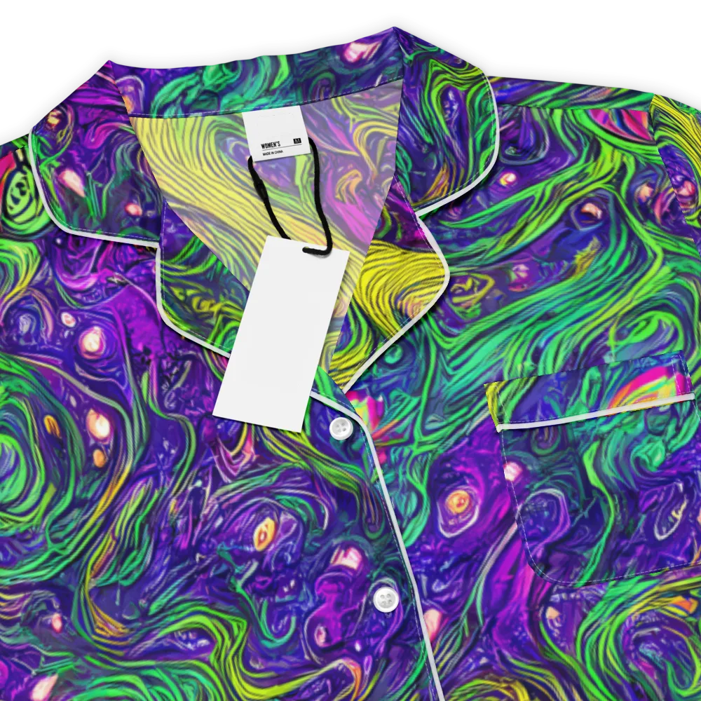 Psychic River on Women's Short Sleeve Pajama Top — Product details