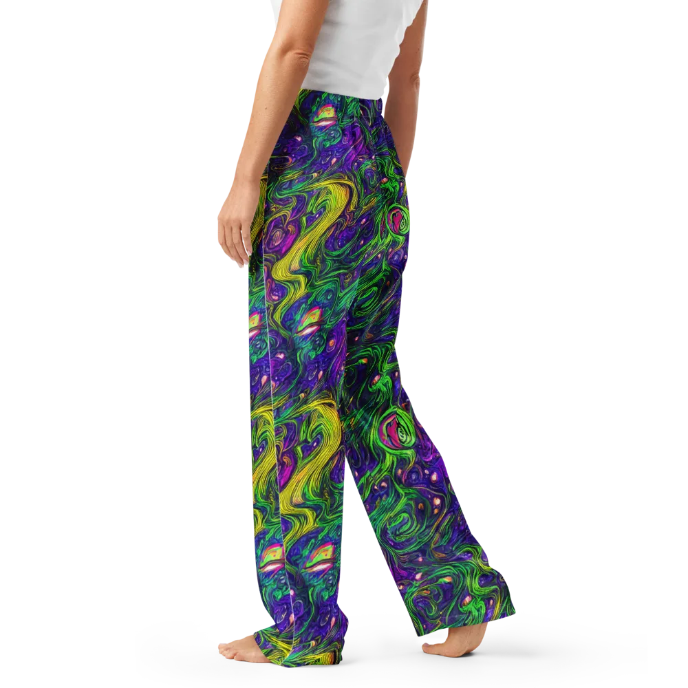 Psychic River on Women's Pajama Pants — Left