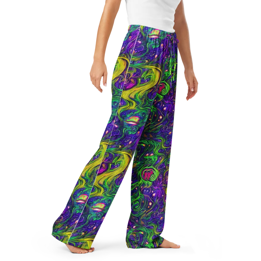Psychic River on Women's Pajama Pants — Right Front