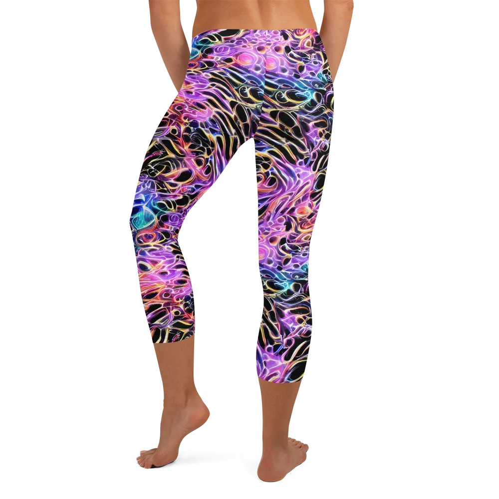 Afterglow Surge on Capri Leggings — Back