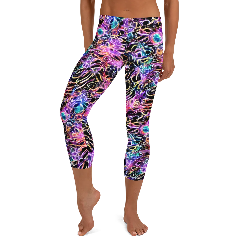 Afterglow Surge on Capri Leggings — Front