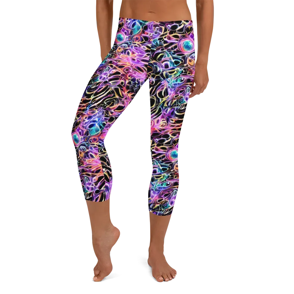 Afterglow Surge on Capri Leggings — Front
