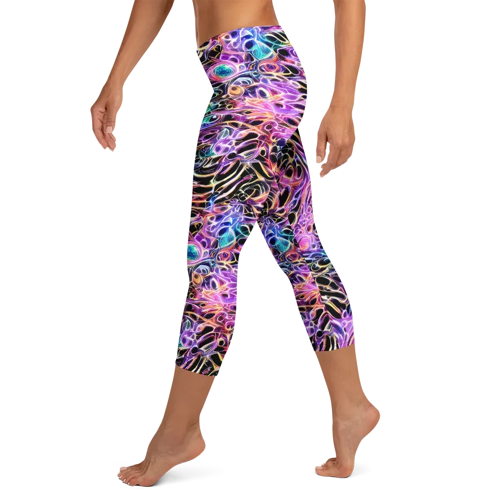 Afterglow Surge on Capri Leggings — Left