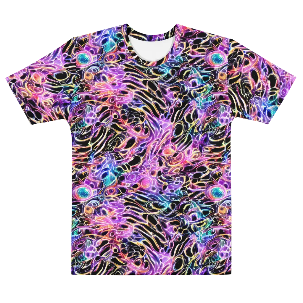 Afterglow Surge on Men's Cotton Crew Neck T-Shirt — Front
