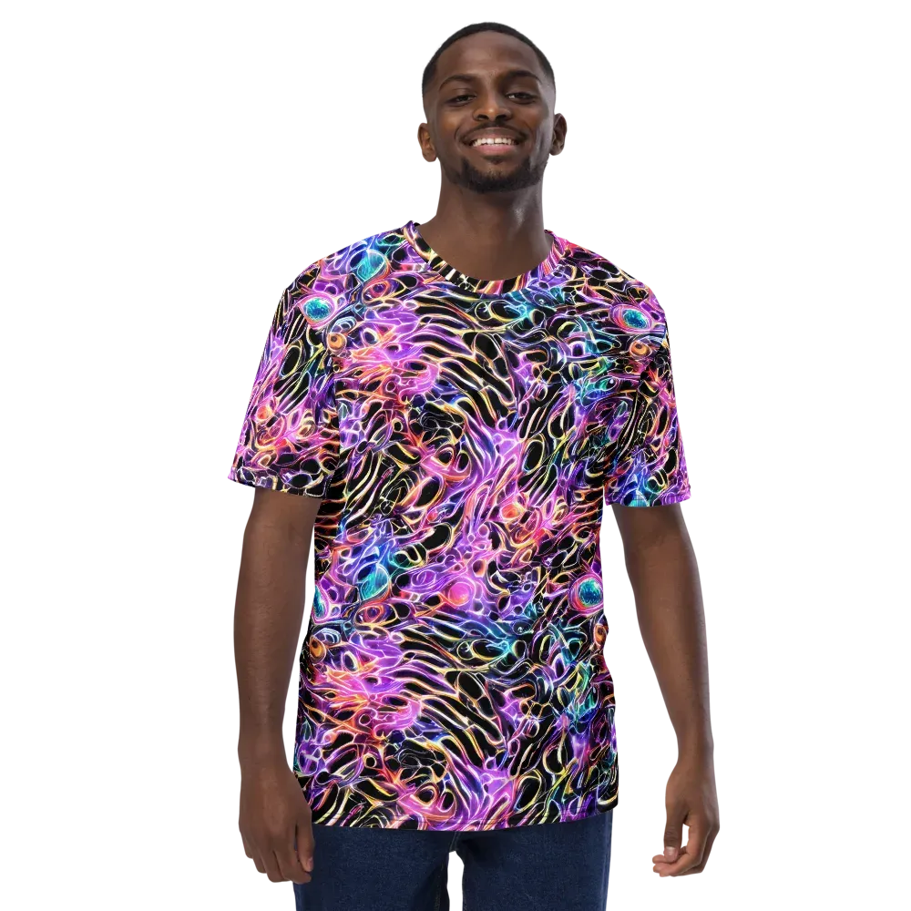 Afterglow Surge on Men's Crew Neck T-Shirt — Front