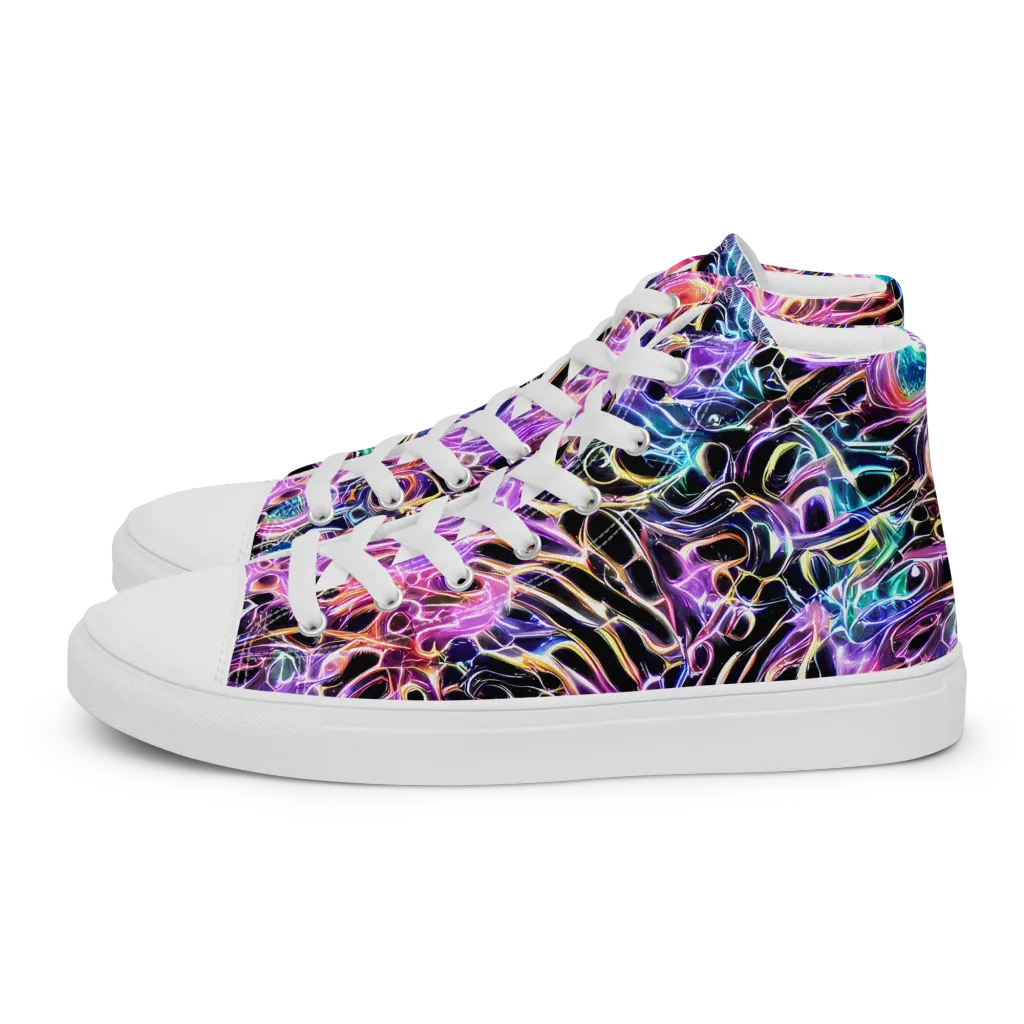 Afterglow Surge on Men's High Top Canvas Shoes — Left