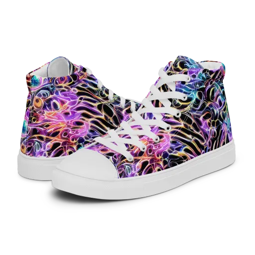 Afterglow Surge on a Men's High Top Canvas Shoes