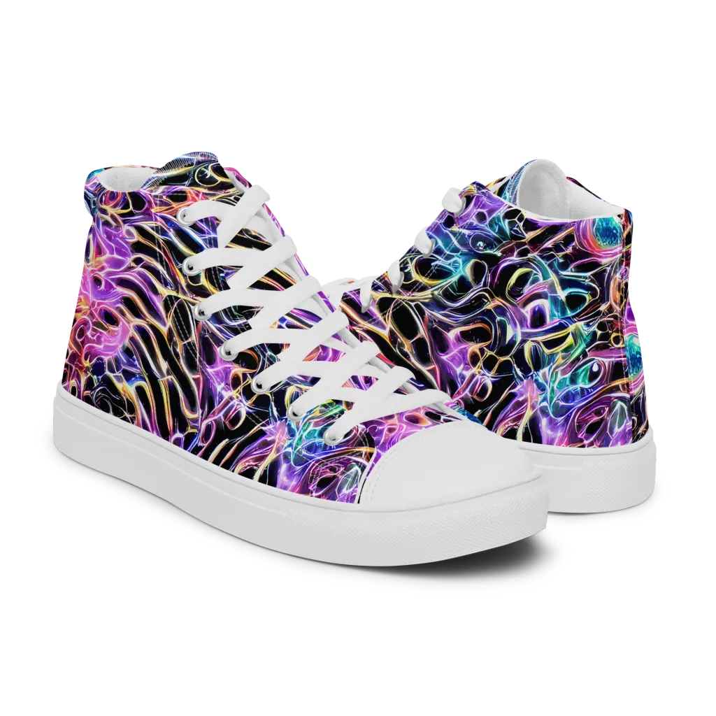 Afterglow Surge on Men's High Top Canvas Shoes — Right