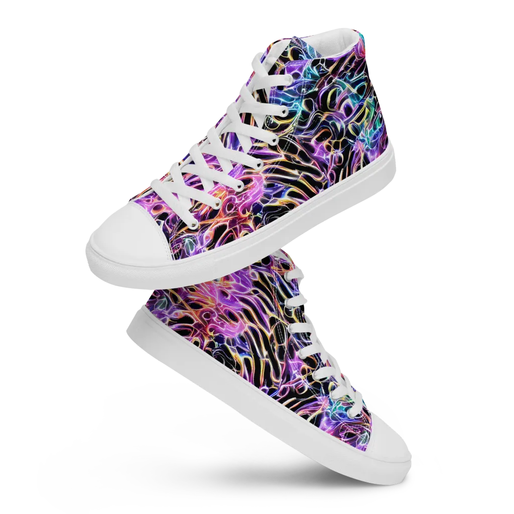 Afterglow Surge on Men's High Top Canvas Shoes — Front
