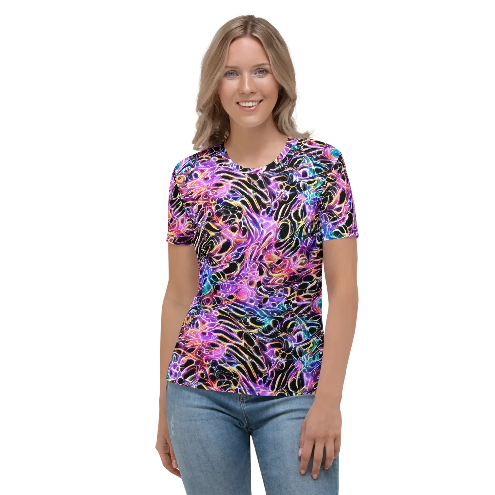 Afterglow Surge on Women's Crew Neck T-Shirt — Front