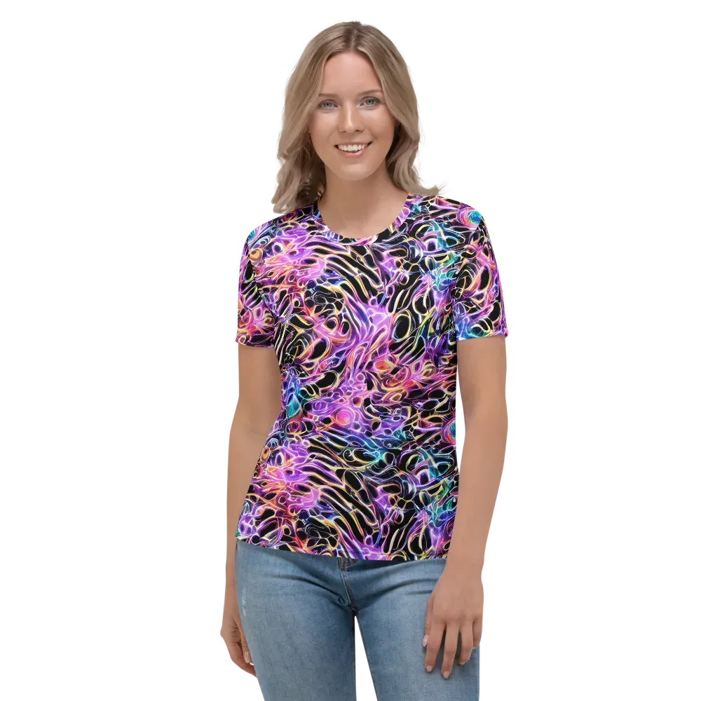 Afterglow Surge on Women's Crew Neck T-Shirt — Front