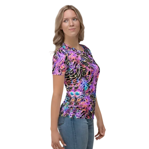 Afterglow Surge on a Women's Crew Neck T-Shirt