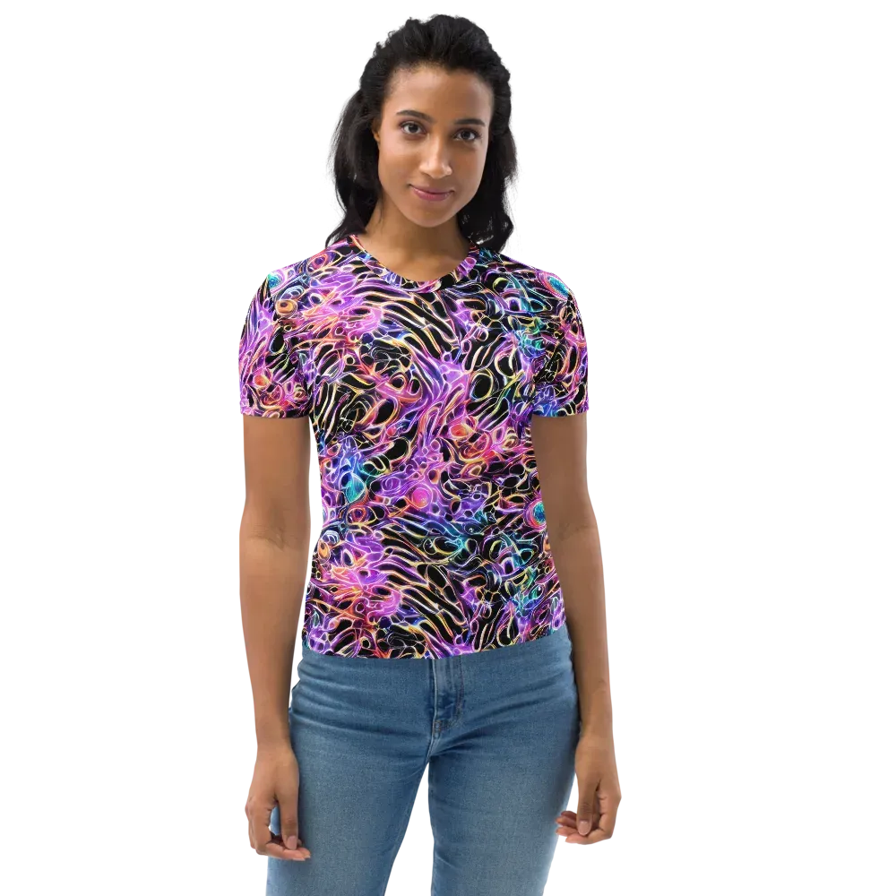 Afterglow Surge on Women's Crew Neck T-Shirt — Front