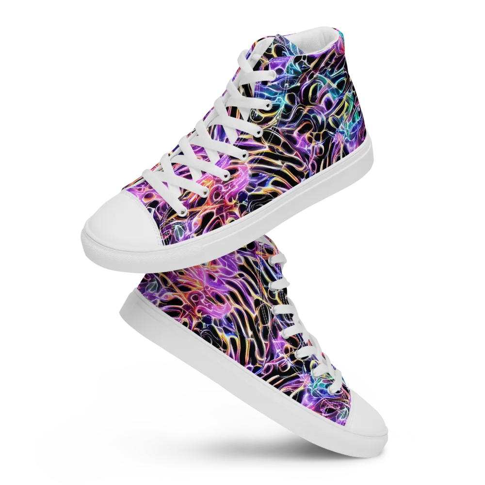 Afterglow Surge on Women's High Top Canvas Shoes — Front
