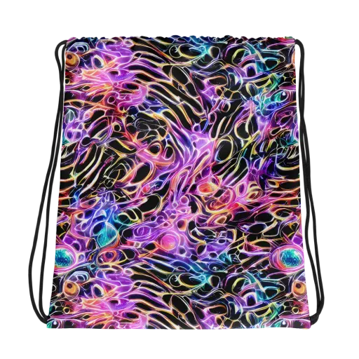 Afterglow Surge on a Drawstring Bag