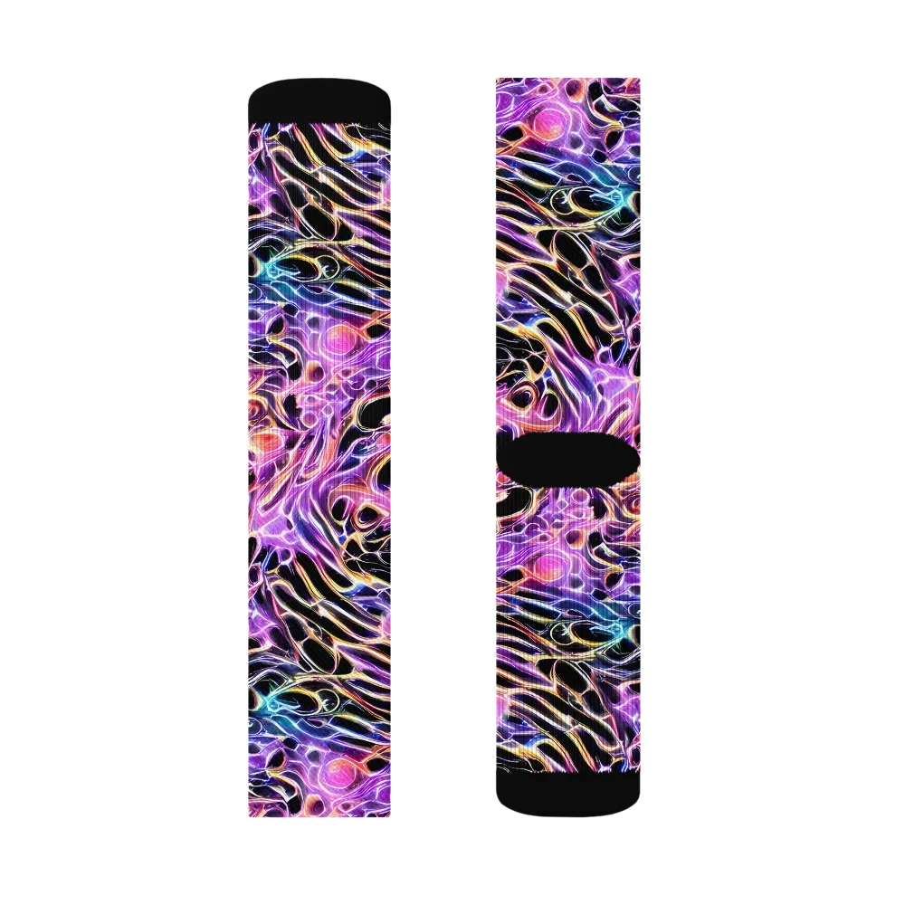 Afterglow Surge on Socks — Left Sock