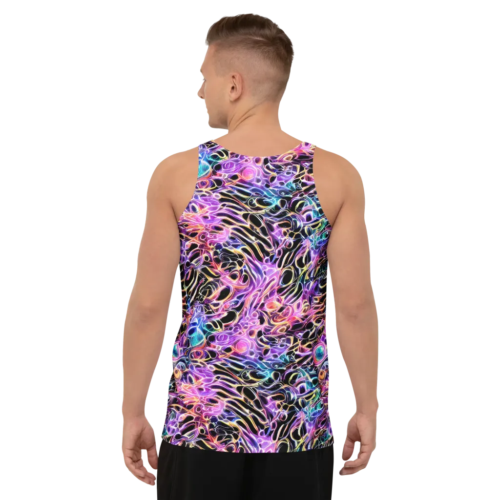 Afterglow Surge on Men's Tank Top — Back