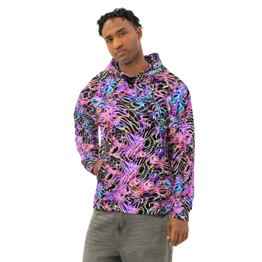Afterglow Surge on a Cotton Hoodie